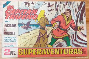 Tebeos: EL CAPITÁN TRUENO Nº425 - SUPERAVENTURAS Nº 896 - EDITORIAL BRUGUERA - ORIGINAL DE ÉPOCA